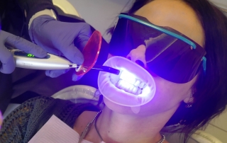 Laura Bilotta gets teeth whitening in Toronto at Archer Dental